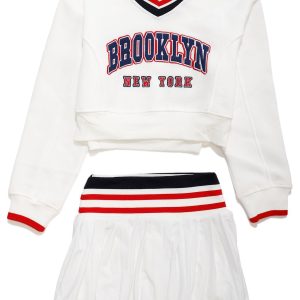 Jolie & Joy Big Girls 2 Pc Pickle Ball Skort Set