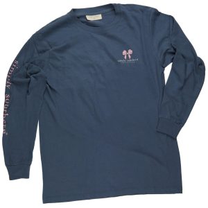 Simply Southern Big Girls Dogs & Bows Long Sleeve Top