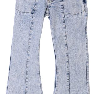 Jessica Simpson Big Girls Mid Rise Flare Stretch Jeans