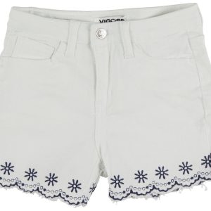 Vigoss Little Girls Embroidered Shorts