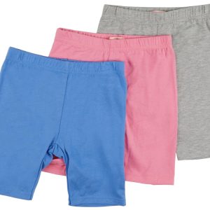 Freestyle Little Girls Active 3 Pk Biker Shorts