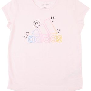 Adidas Big Girls Active Logo Tee