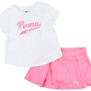 Puma Little Girls Active 2 Pc Tee & Skort Set