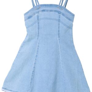 Habitual Girls Fit-N-Flare Denim Dress