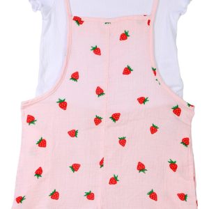 No Comment Big Girls 2 Pc Romper Tee Set