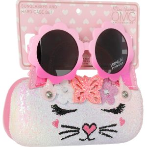 OMG Accessories Girls 2 Pc Sunglasses Set