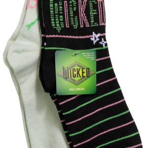 Big Girls 2 Pk Wicked Mid Crew Socks