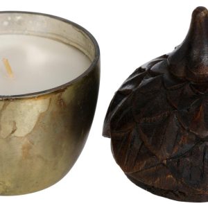 One Hundred and 80 Degrees 4 in Acorn Candle - Basalm Tree