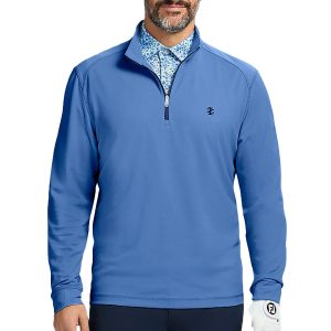 IZOD Golf Mens 1/4 Zip Pro Mesh Pullover