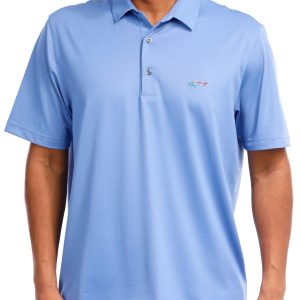 Greg Norman Men's Knit Short Sleeve Oyster Pique Polo Tee