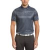 PGA TOUR Men's Terrain Texture Print Golf Polo