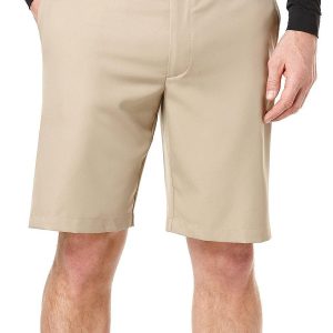 PGA TOUR Mens Flat Front Extender Shorts