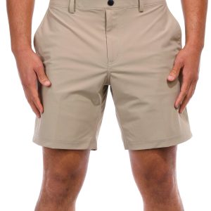 PGA Mens 8 in Flat Front Performance Shorts