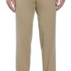 PGA TOUR Mens Solid Active Waistband Flat Front Pants
