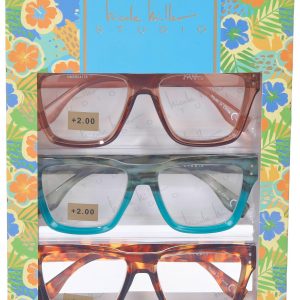 Nicole Miller 3 Pk Reading Glasses Set