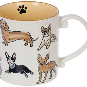 Spectrum 21 Oz Little Dog Breeds Coffee Mug