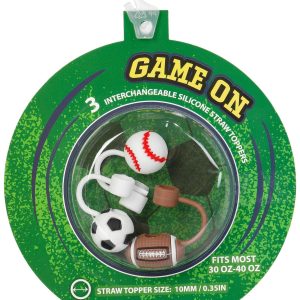 ABG 3 Pk Silicone Sport Ball Toppers