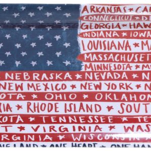 Boston International One Flag One Nation Serving Tray