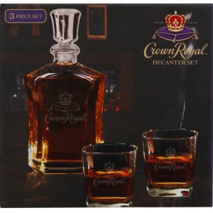 Lords Rocks 3 Pc Crown Royal Decanter Set