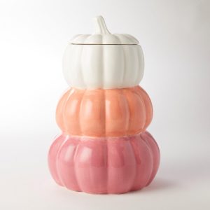 Brighten The Season 12in. Stacked Gradient Pumpkin Canister